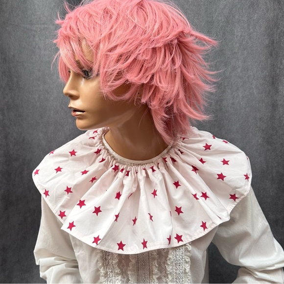 Vintage | Accessories | Vintage Clown Ruff Ruffle Costume Collar White ...